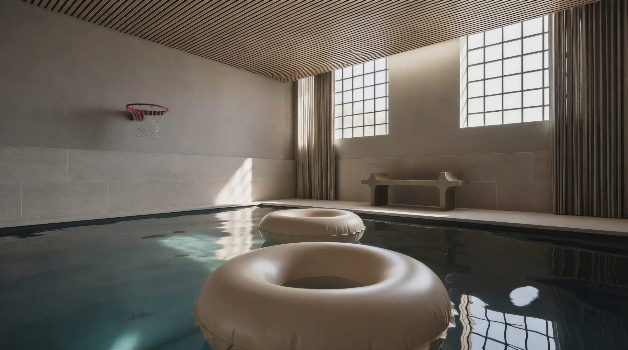 ALBERT, concept, rénovation d’une piscine intérieure, Anvers