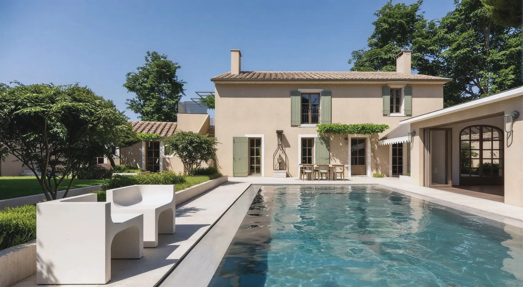 EYGA, rénovation d’une villa provençale, Eygalières, France