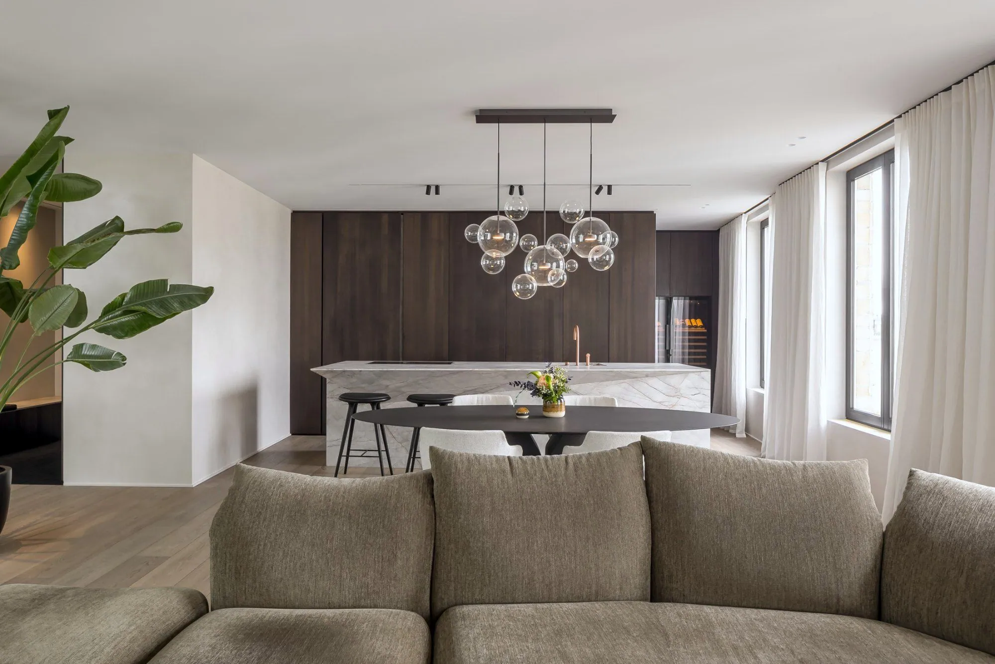 GROEN, rénovation d’un penthouse en duplex, Anvers