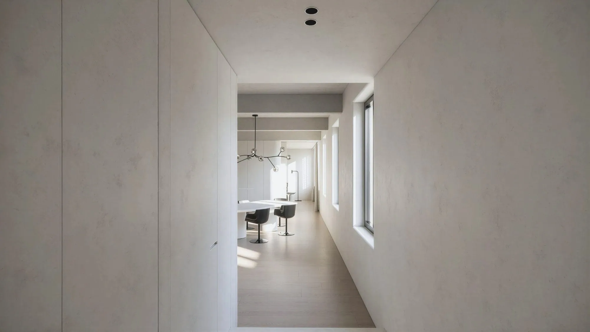 SERG, intérieur d’un penthouse en duplex, Anvers
