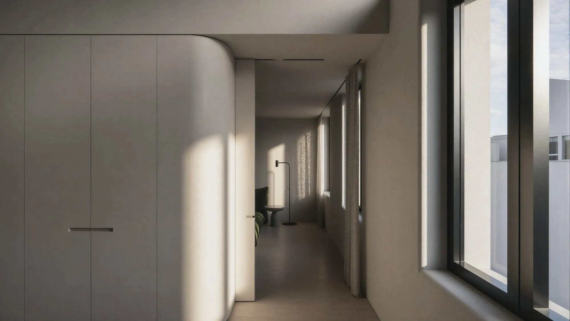 SERG, intérieur d’un penthouse en duplex, Anvers