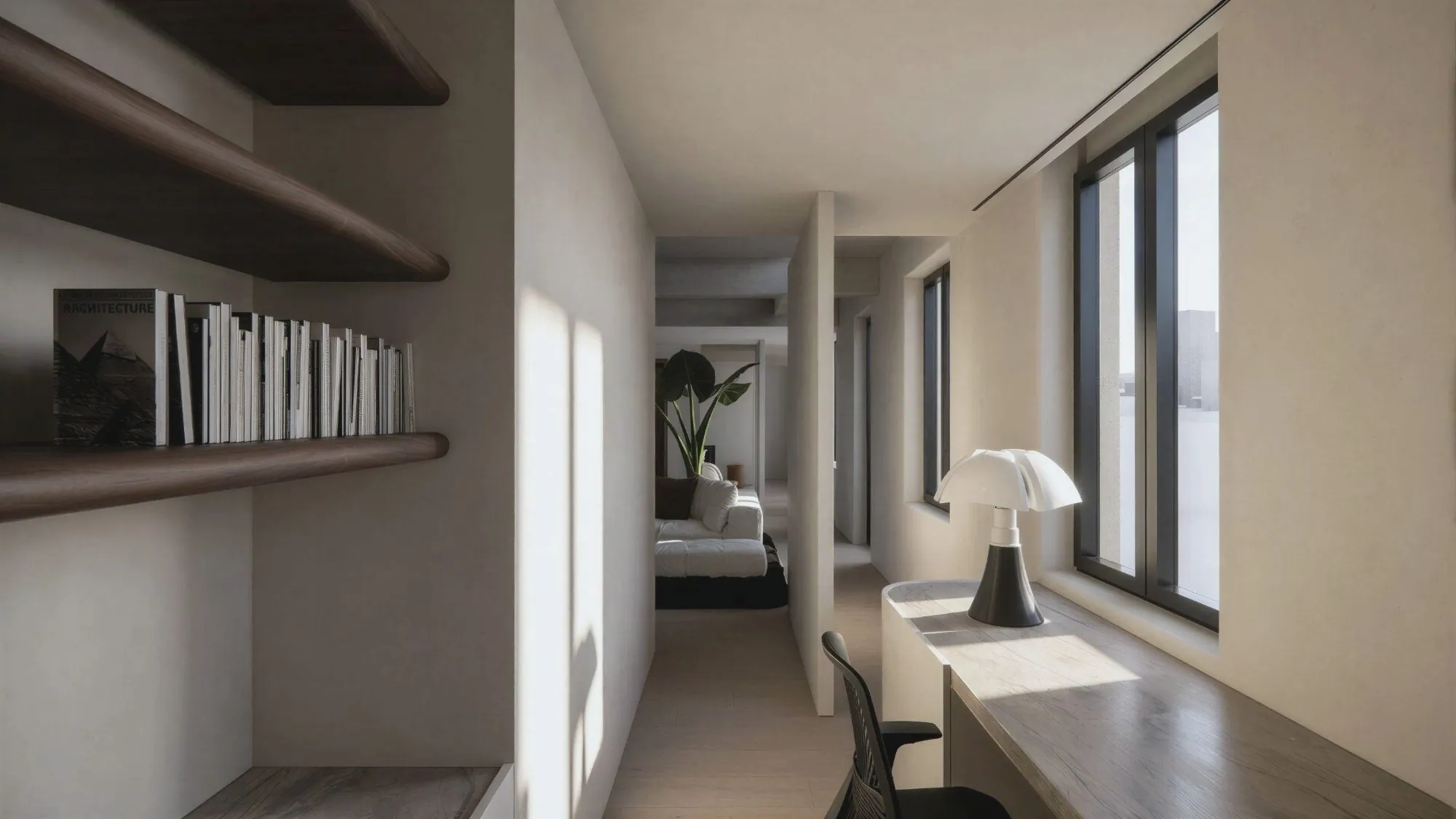 SERG, intérieur d’un penthouse en duplex, Anvers